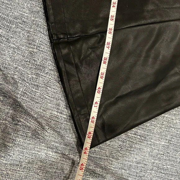 Fate Black Faux Leather Dress - Picture 6 of 11